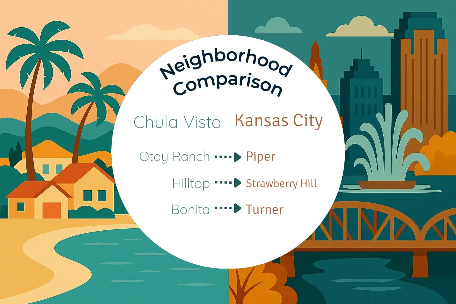 Chula Vista vs Kansas City Neighborhood Comparison