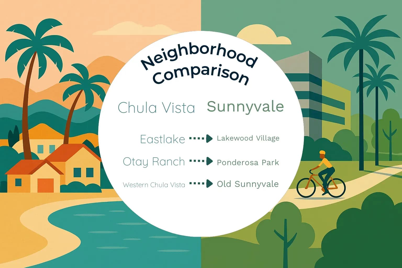 Chula Vista vs Sunnyvale Neighborhood Comparison