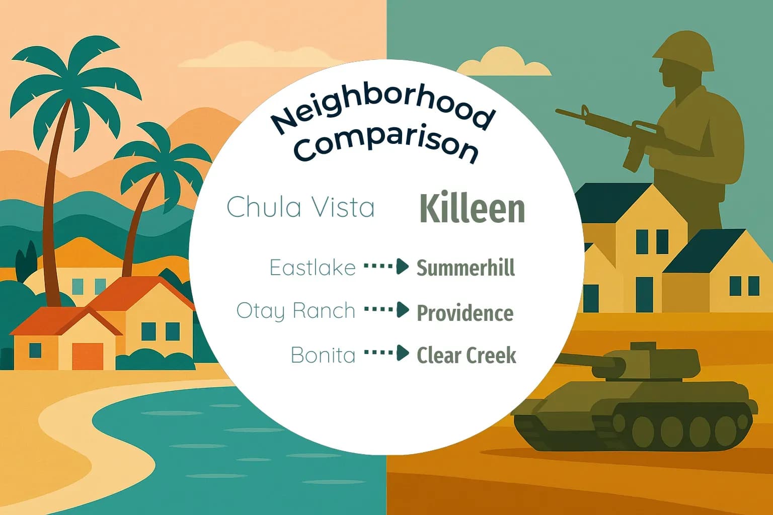 Chula Vista vs Killeen Neighborhood Comparison