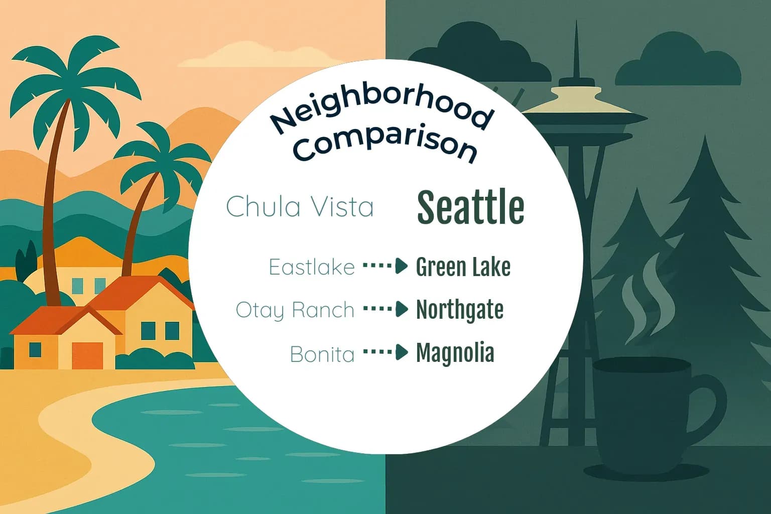 Chula Vista vs Seattle Neighborhood Comparison