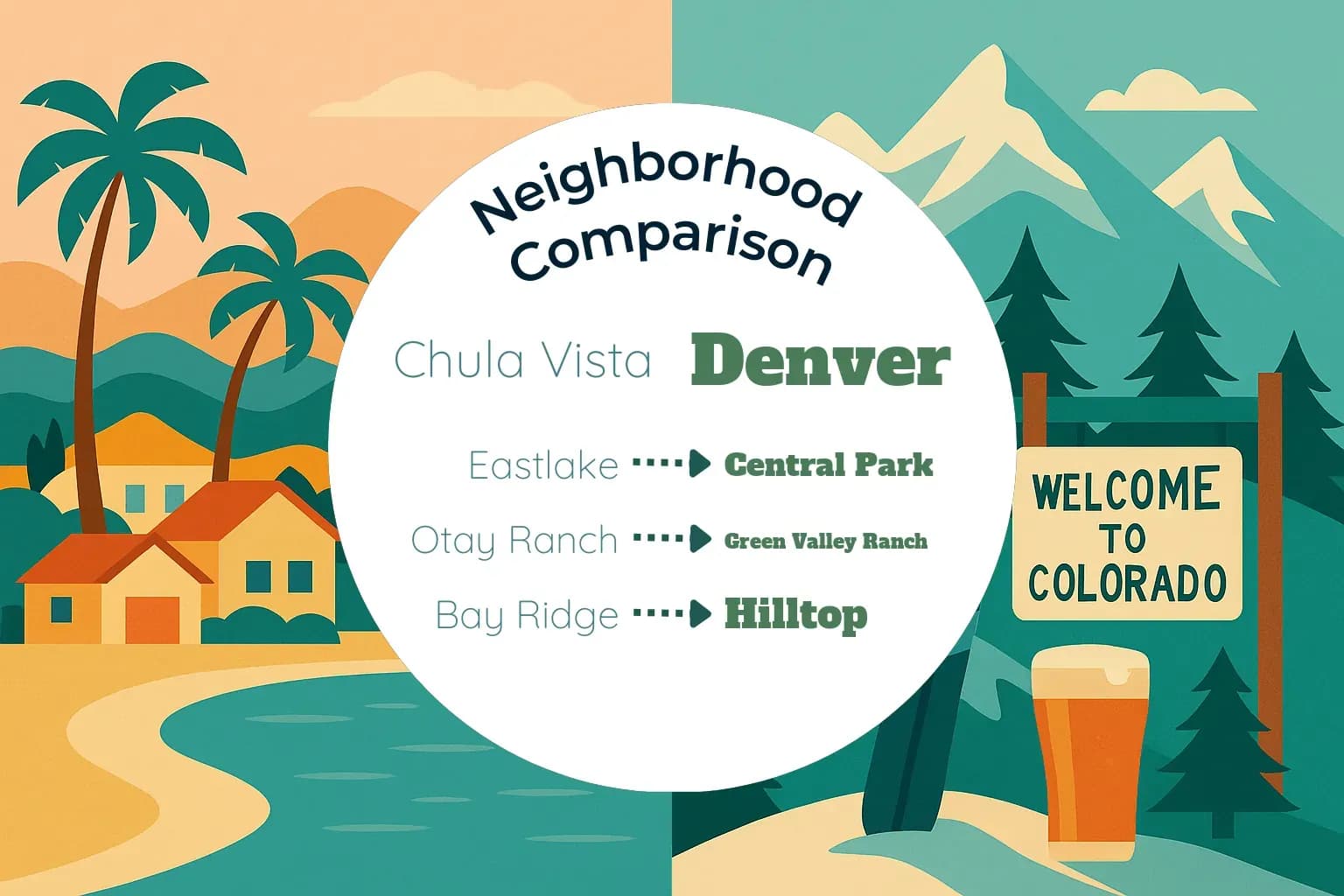 Chula Vista vs Denver Neighborhood Comparison