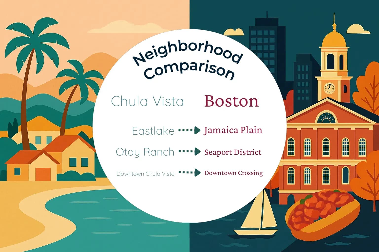 Chula Vista vs Boston Neighborhood Comparison