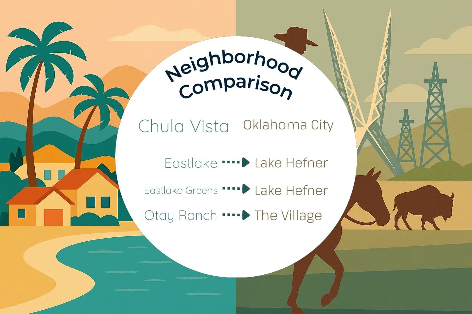 Chula Vista vs Oklahoma City Neighborhood Comparison