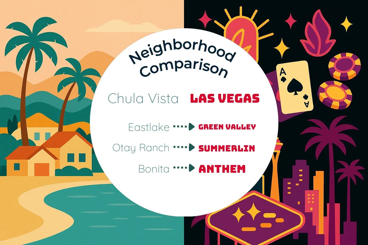 Chula Vista vs Las Vegas Neighborhood Comparison
