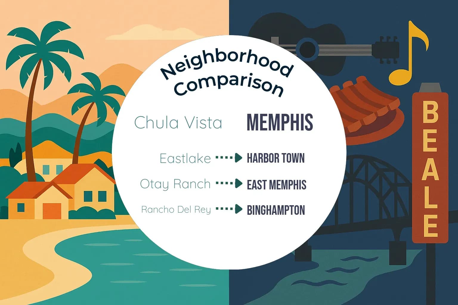 Chula Vista vs Memphis Neighborhood Comparison