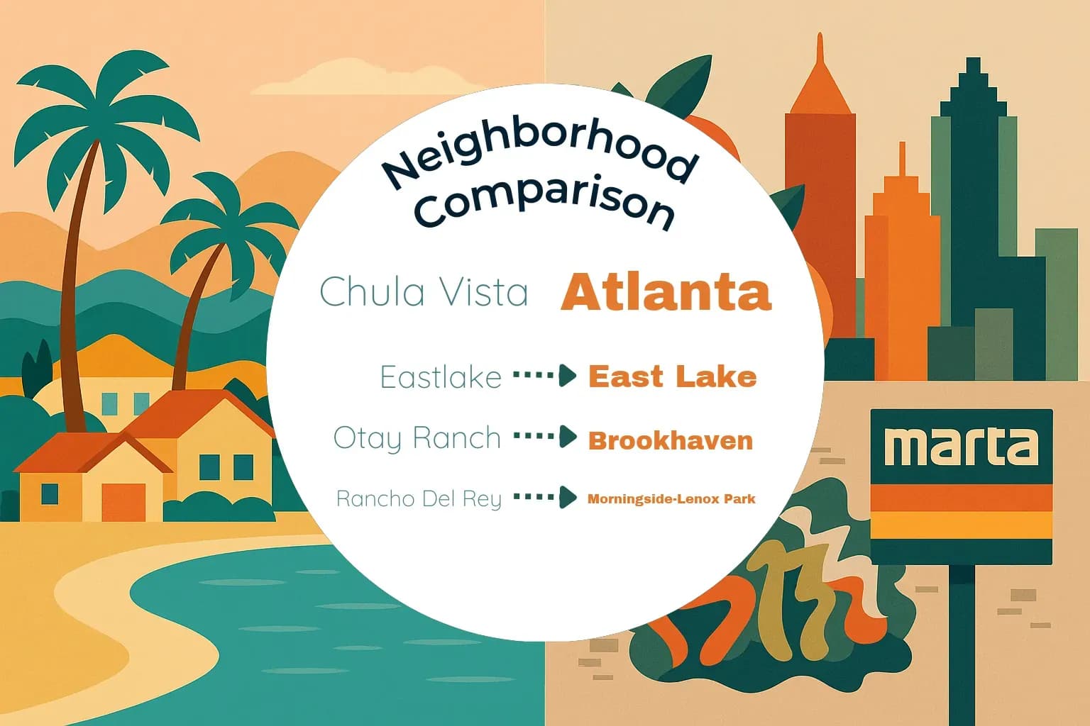 Chula Vista vs Atlanta Neighborhood Comparison