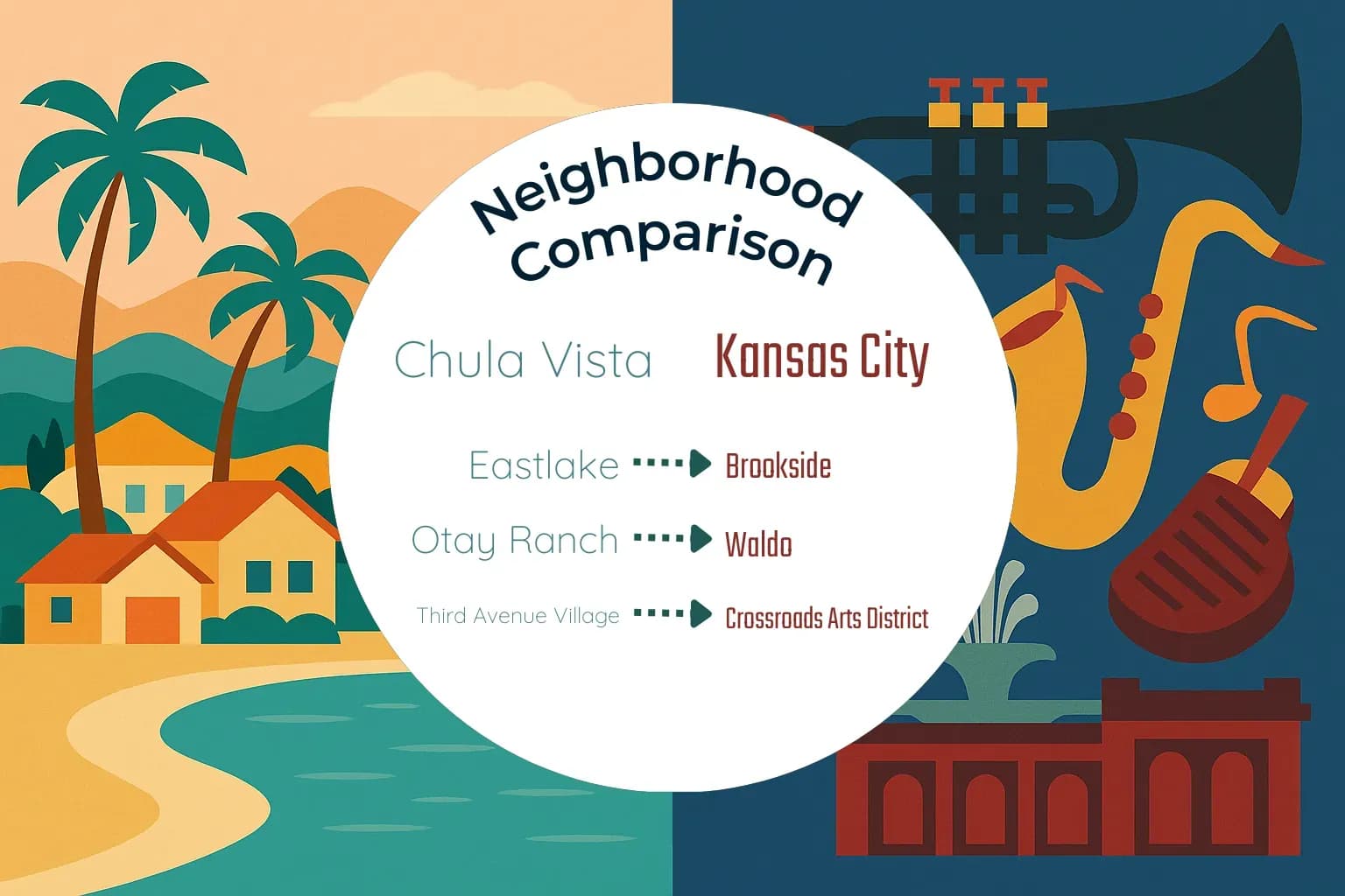 Chula Vista vs Kansas City Neighborhood Comparison