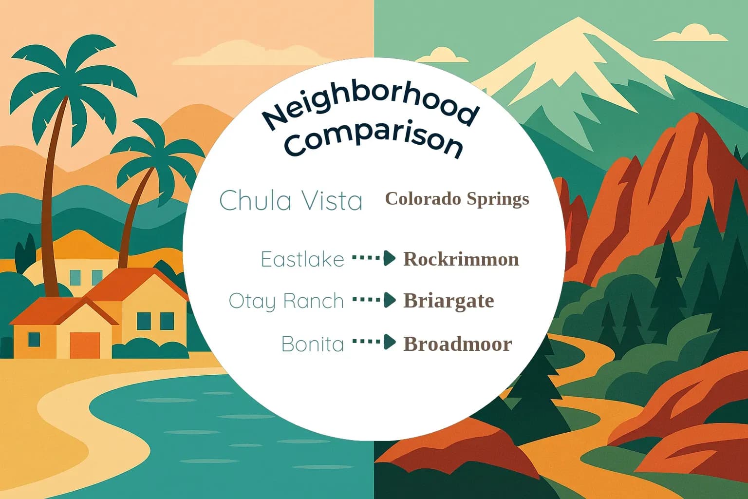 Chula Vista vs Colorado Springs Neighborhood Comparison