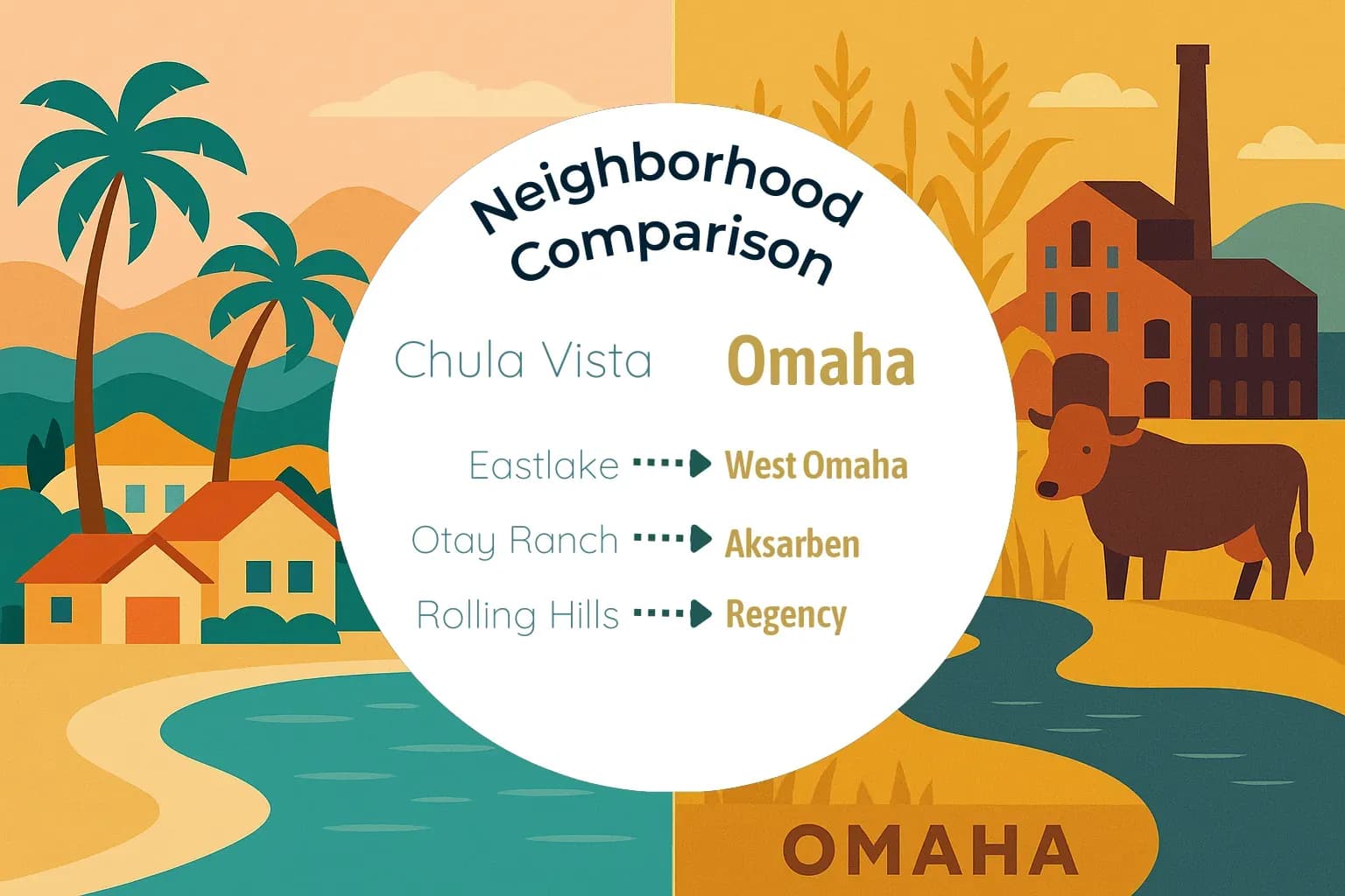 Chula Vista vs Omaha Neighborhood Comparison
