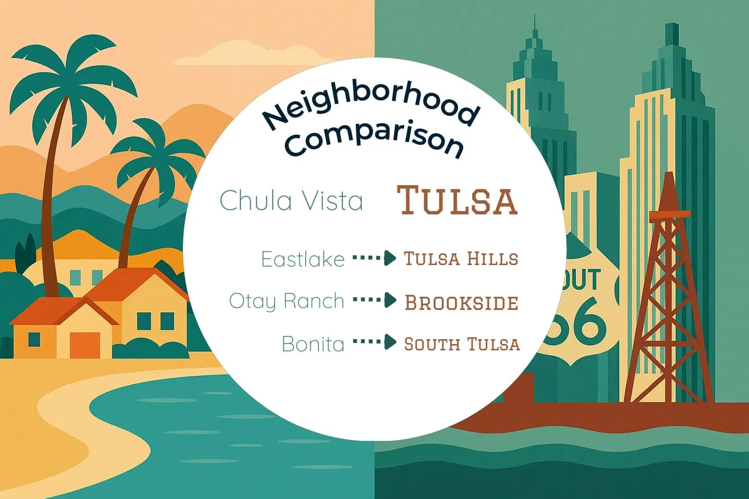 Chula Vista vs Tulsa Neighborhood Comparison