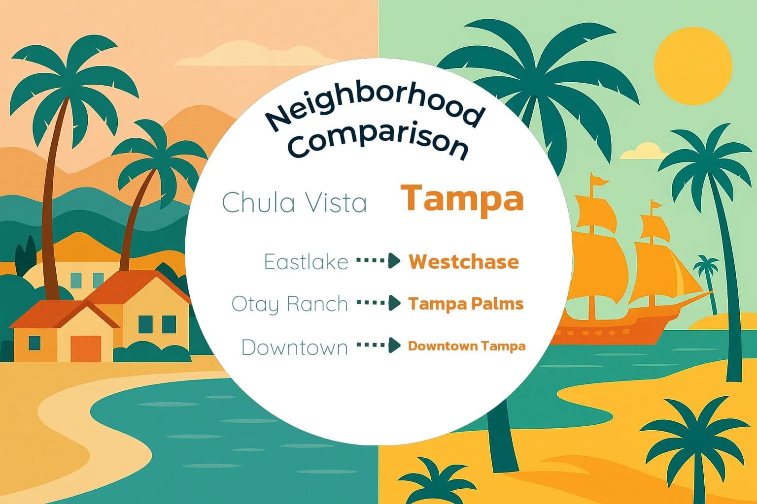Chula Vista vs Tampa Neighborhood Comparison