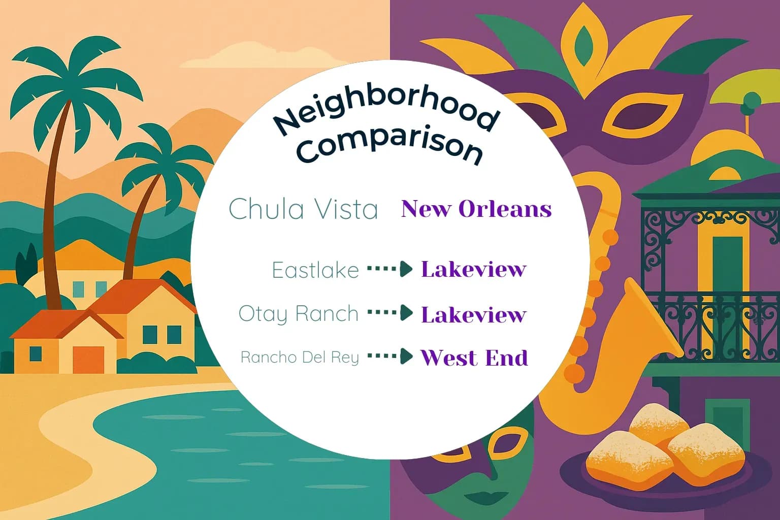 Chula Vista vs New Orleans Neighborhood Comparison