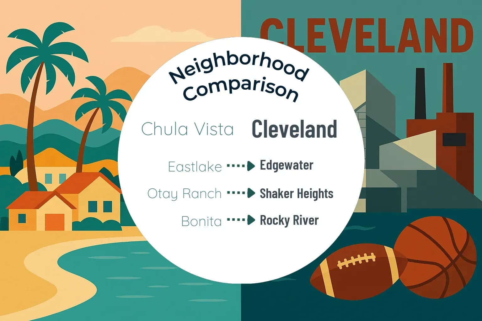 Chula Vista vs Cleveland Neighborhood Comparison
