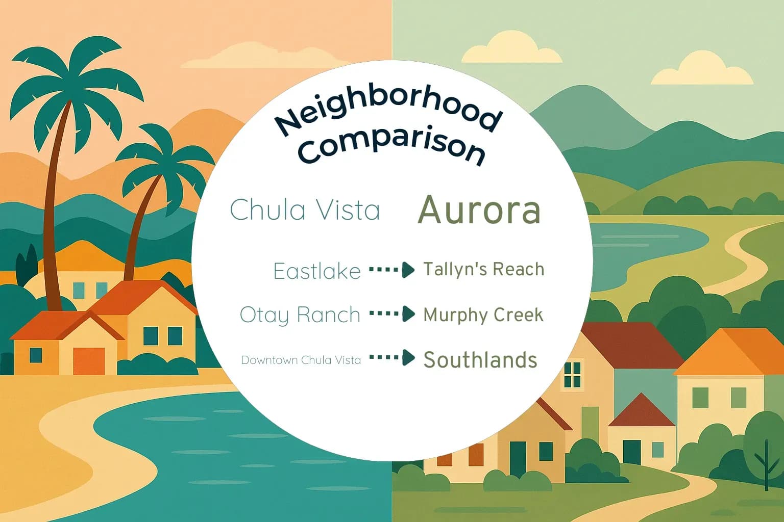 Chula Vista vs Aurora Neighborhood Comparison