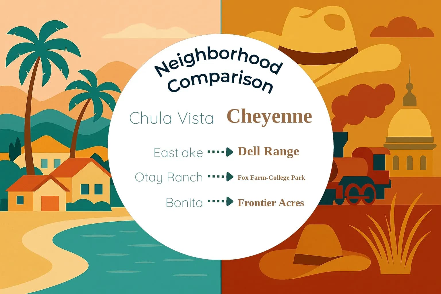 Chula Vista vs Cheyenne Neighborhood Comparison