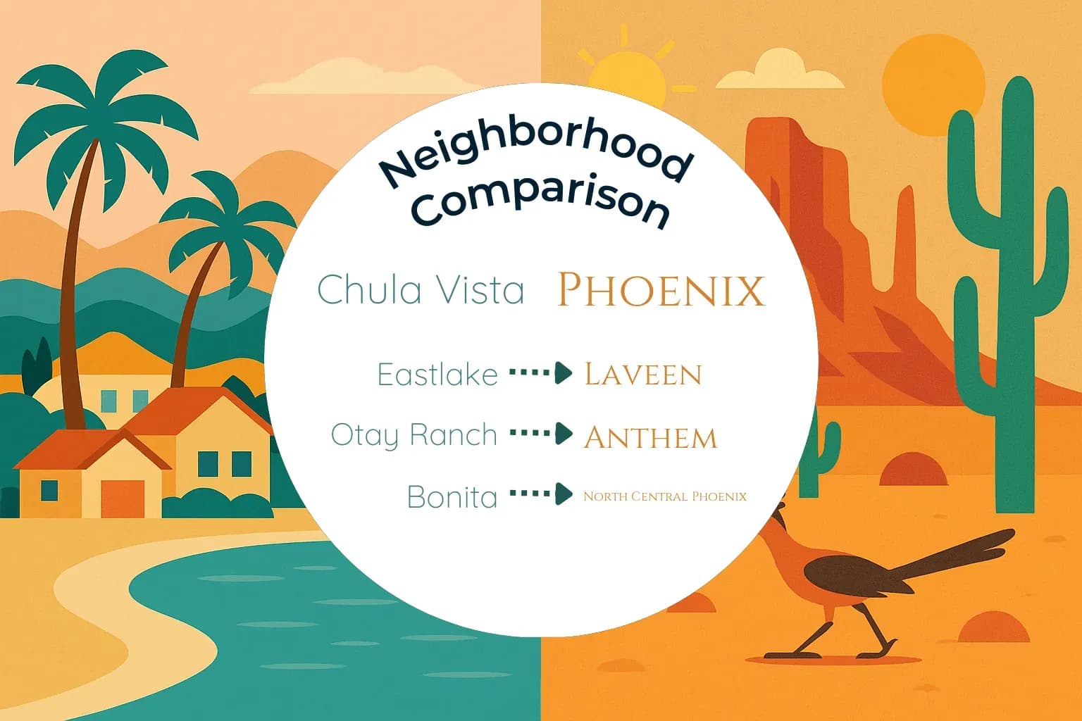 Chula Vista vs Phoenix Neighborhood Comparison
