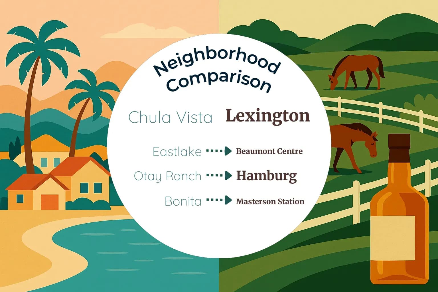 Chula Vista vs Lexington Neighborhood Comparison