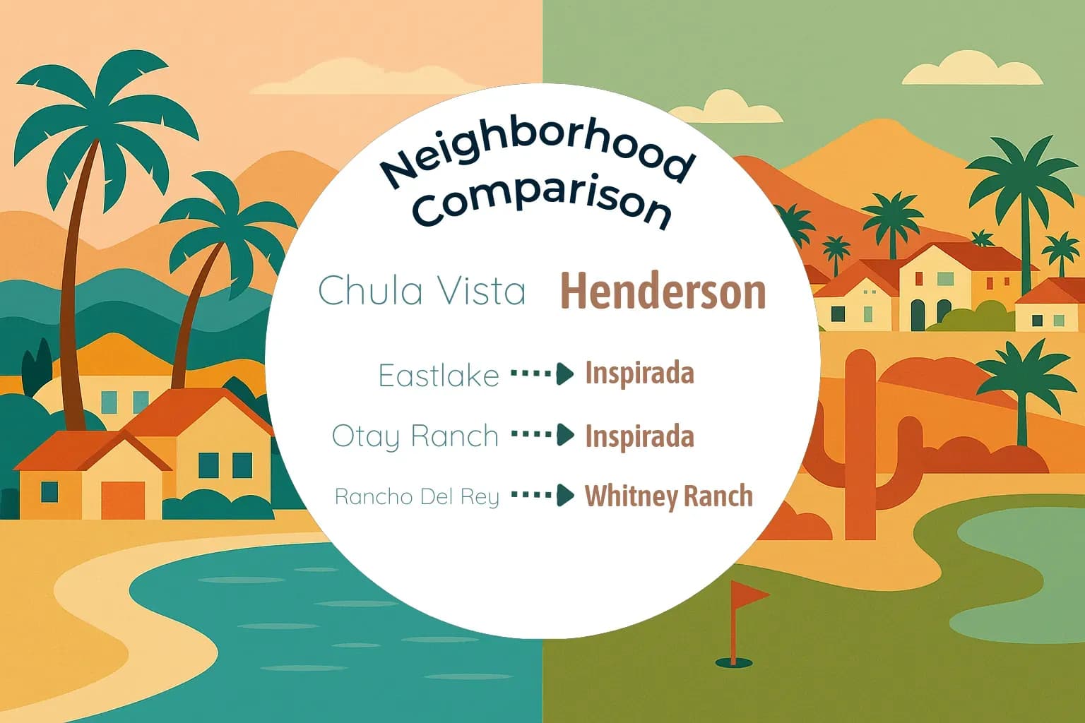 Chula Vista vs Henderson Neighborhood Comparison