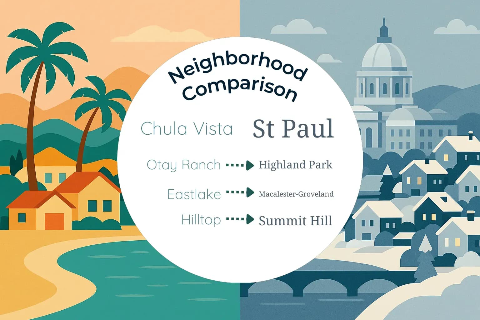 Chula Vista vs St. Paul Neighborhood Comparison