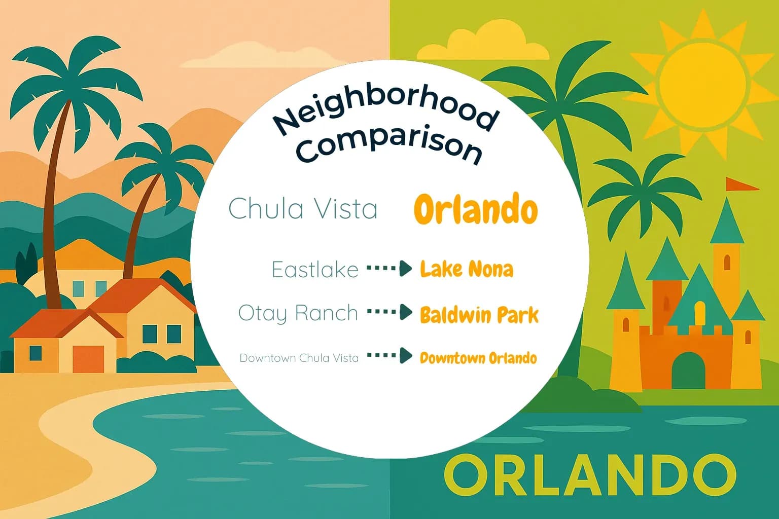 Chula Vista vs Orlando Neighborhood Comparison