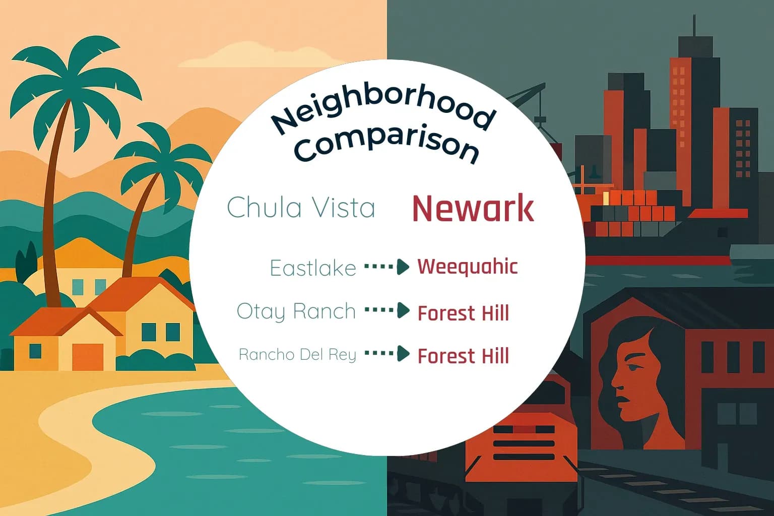 Chula Vista vs Newark Neighborhood Comparison