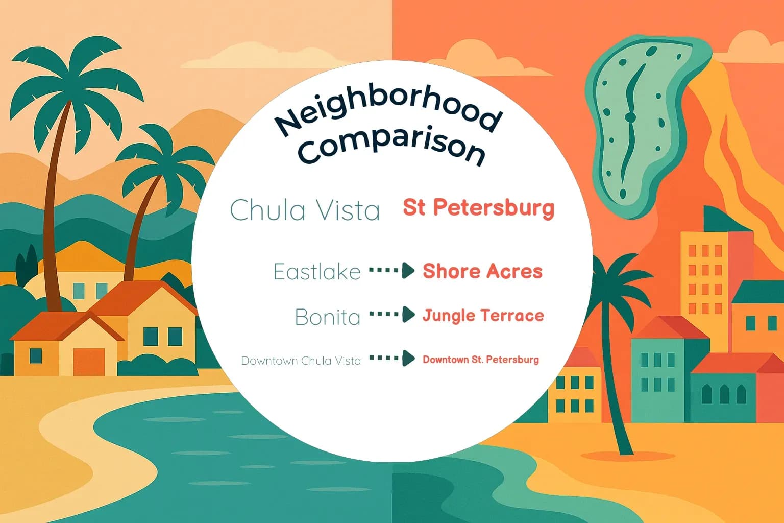 Chula Vista vs St. Petersburg Neighborhood Comparison