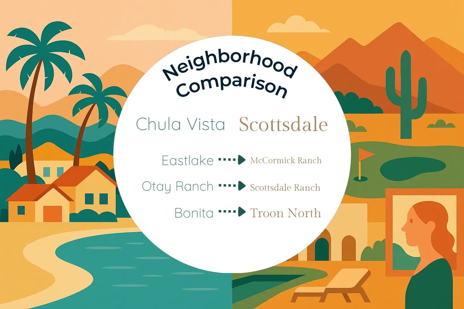 Chula Vista vs Scottsdale Neighborhood Comparison