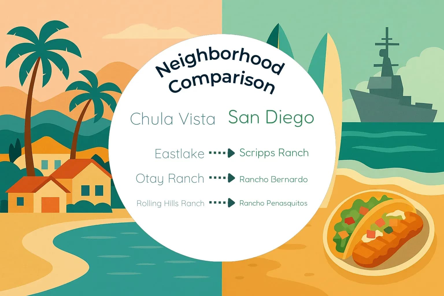 Chula Vista vs San Diego Neighborhood Comparison