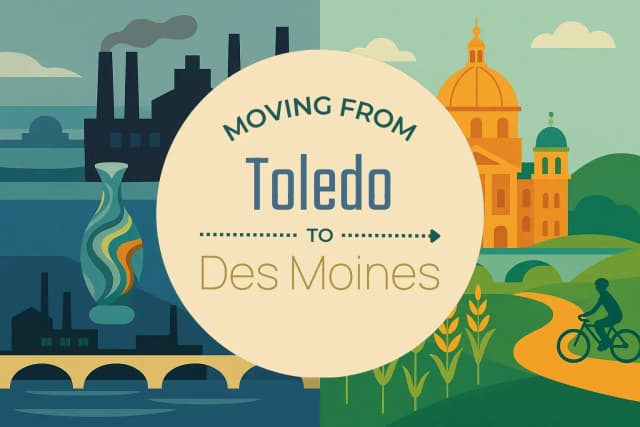 Moving from Toledo to Des Moines