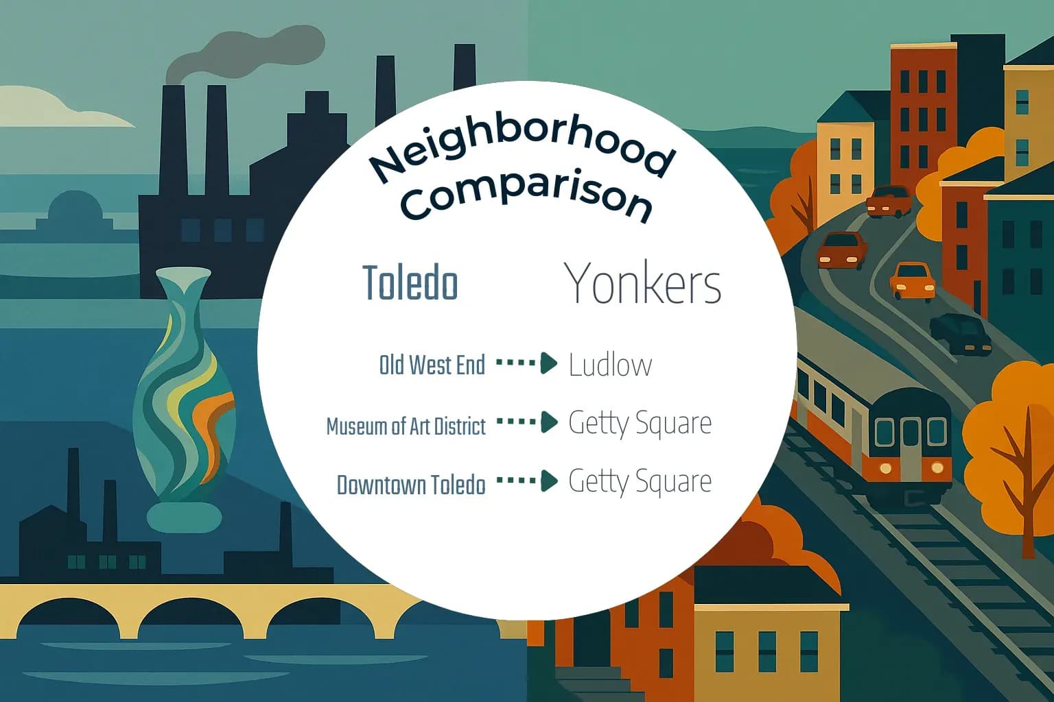 Toledo vs Yonkers Neighborhood Comparison