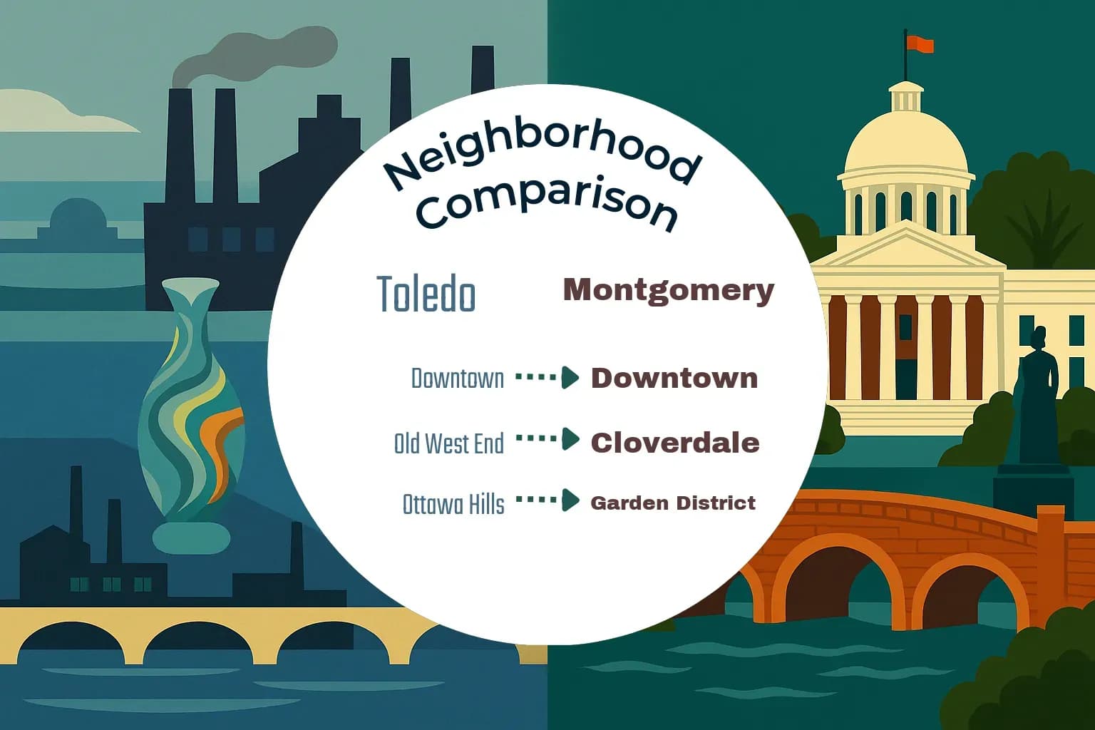 Toledo vs Montgomery Neighborhood Comparison