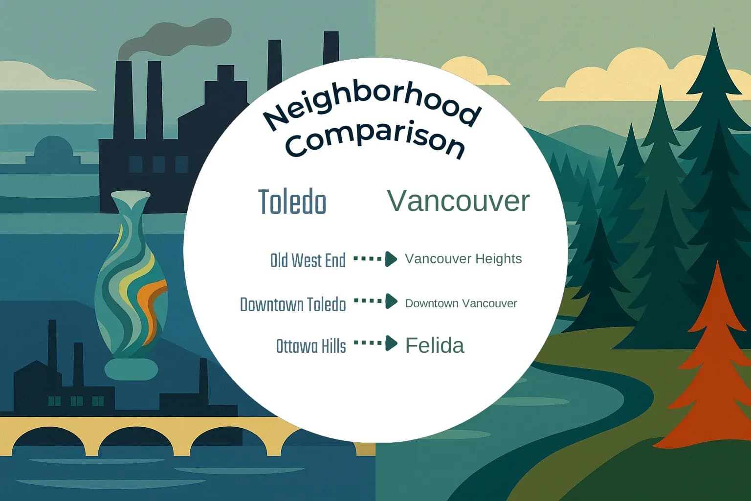 Toledo vs Vancouver Neighborhood Comparison