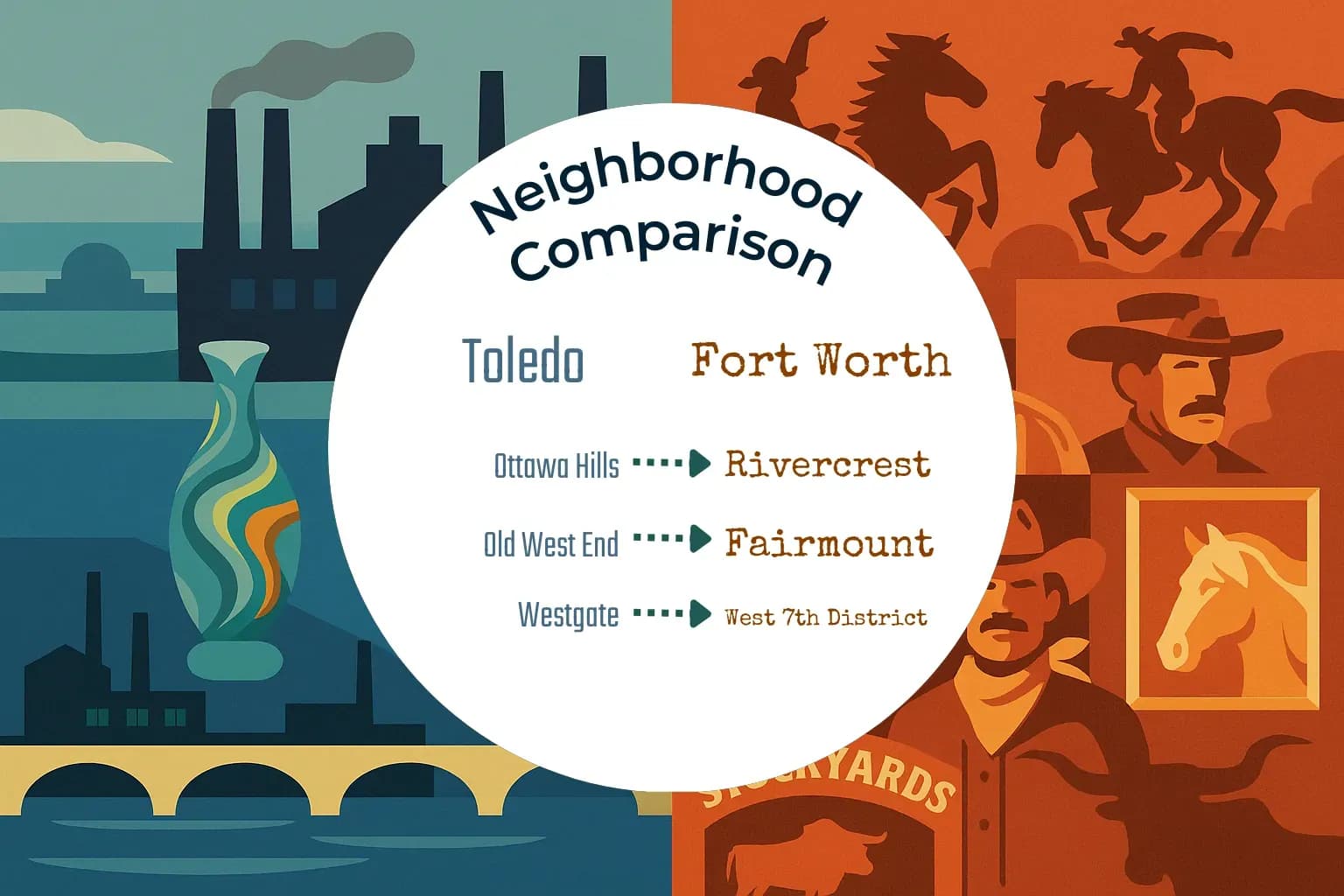 Toledo vs Fort Worth Neighborhood Comparison