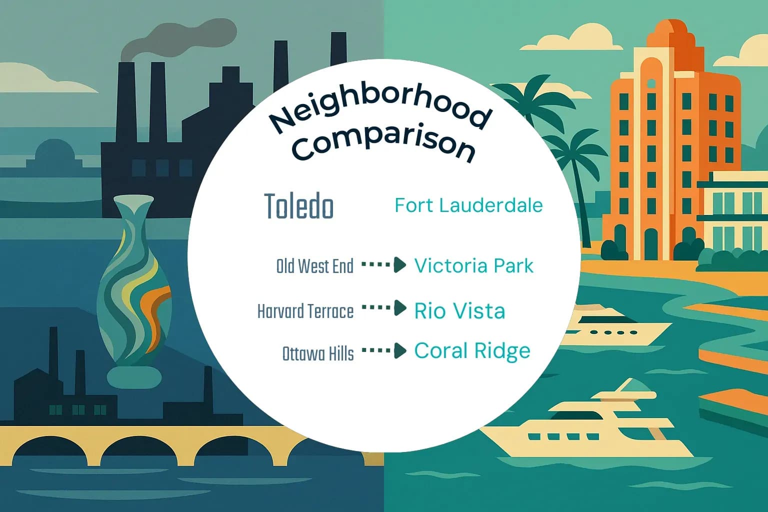 Toledo vs Fort Lauderdale Neighborhood Comparison