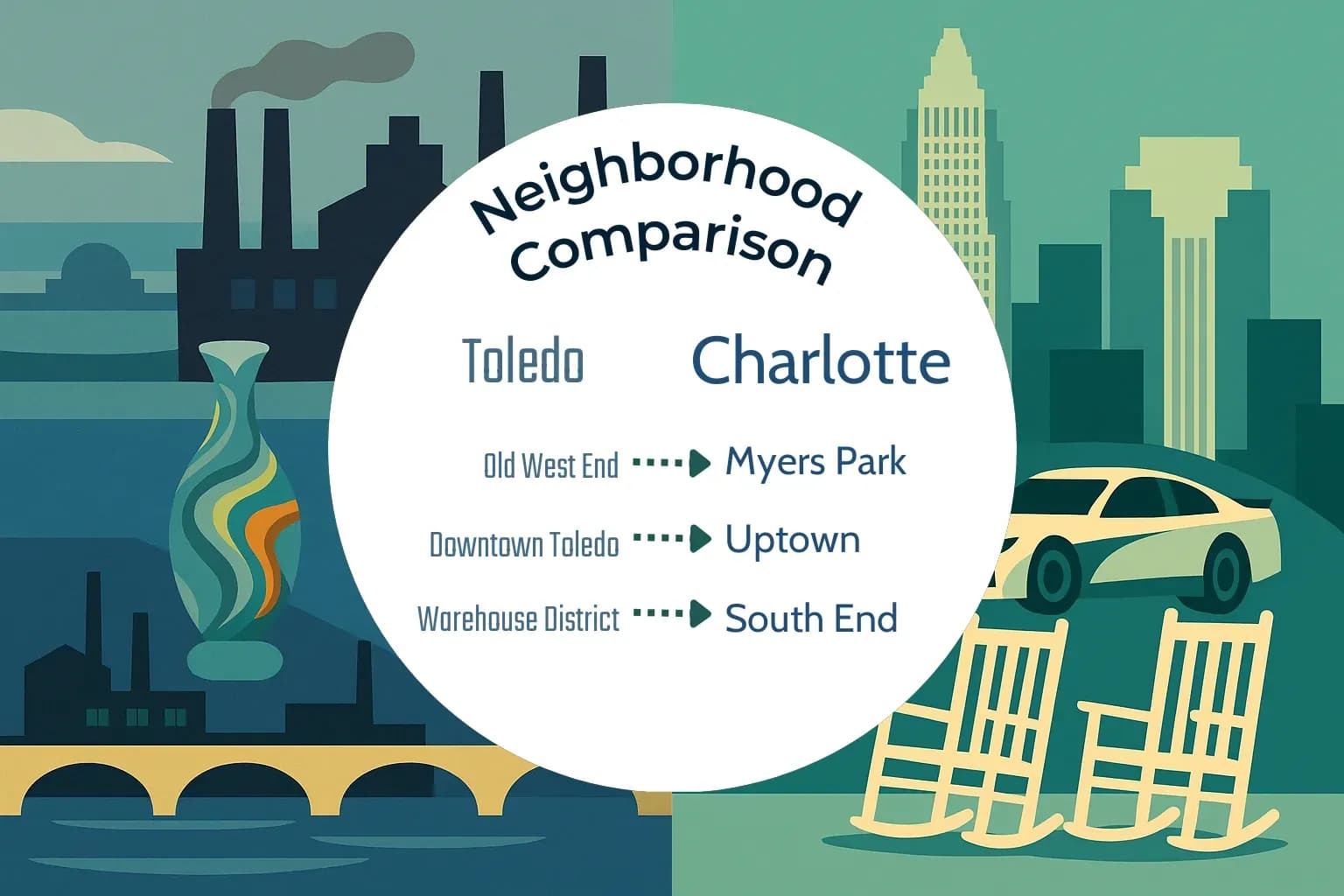 Toledo vs Charlotte Neighborhood Comparison