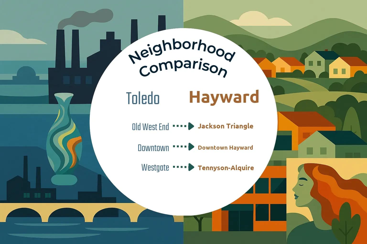 Toledo vs Hayward Neighborhood Comparison