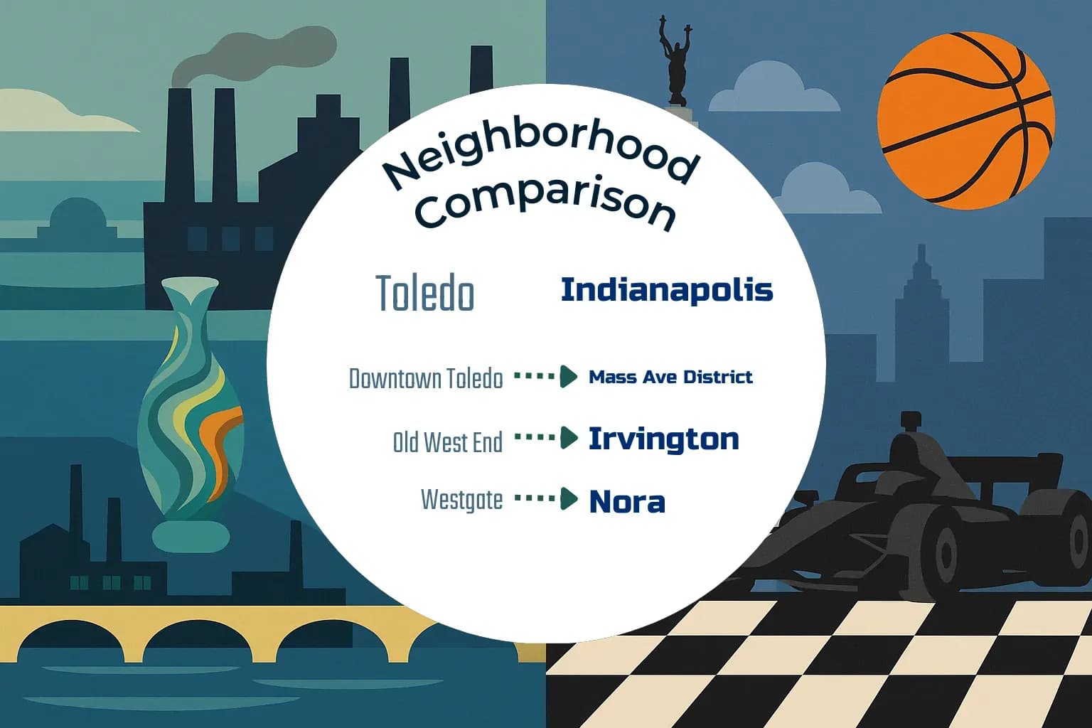 Toledo vs Indianapolis Neighborhood Comparison