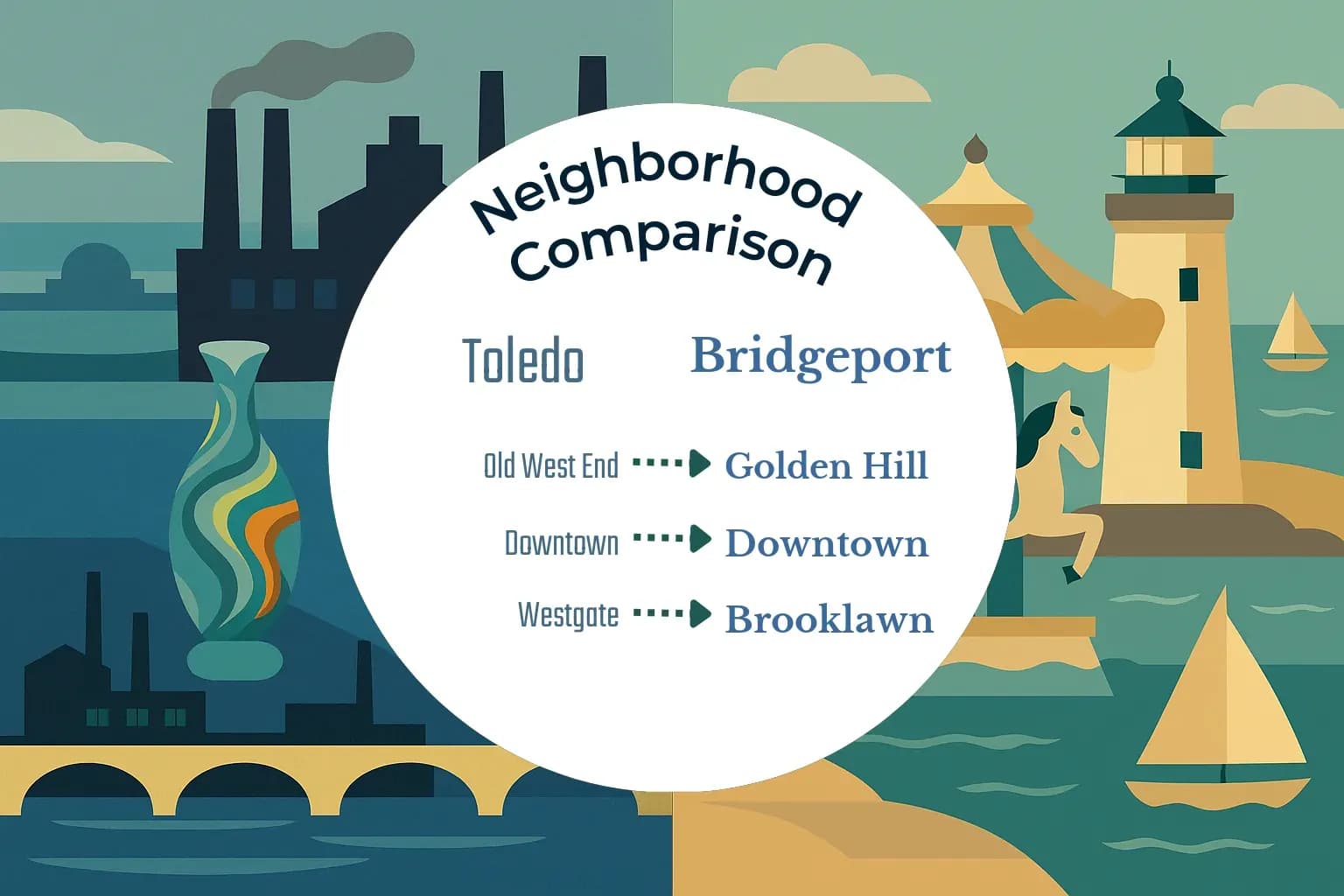Toledo vs Bridgeport Neighborhood Comparison