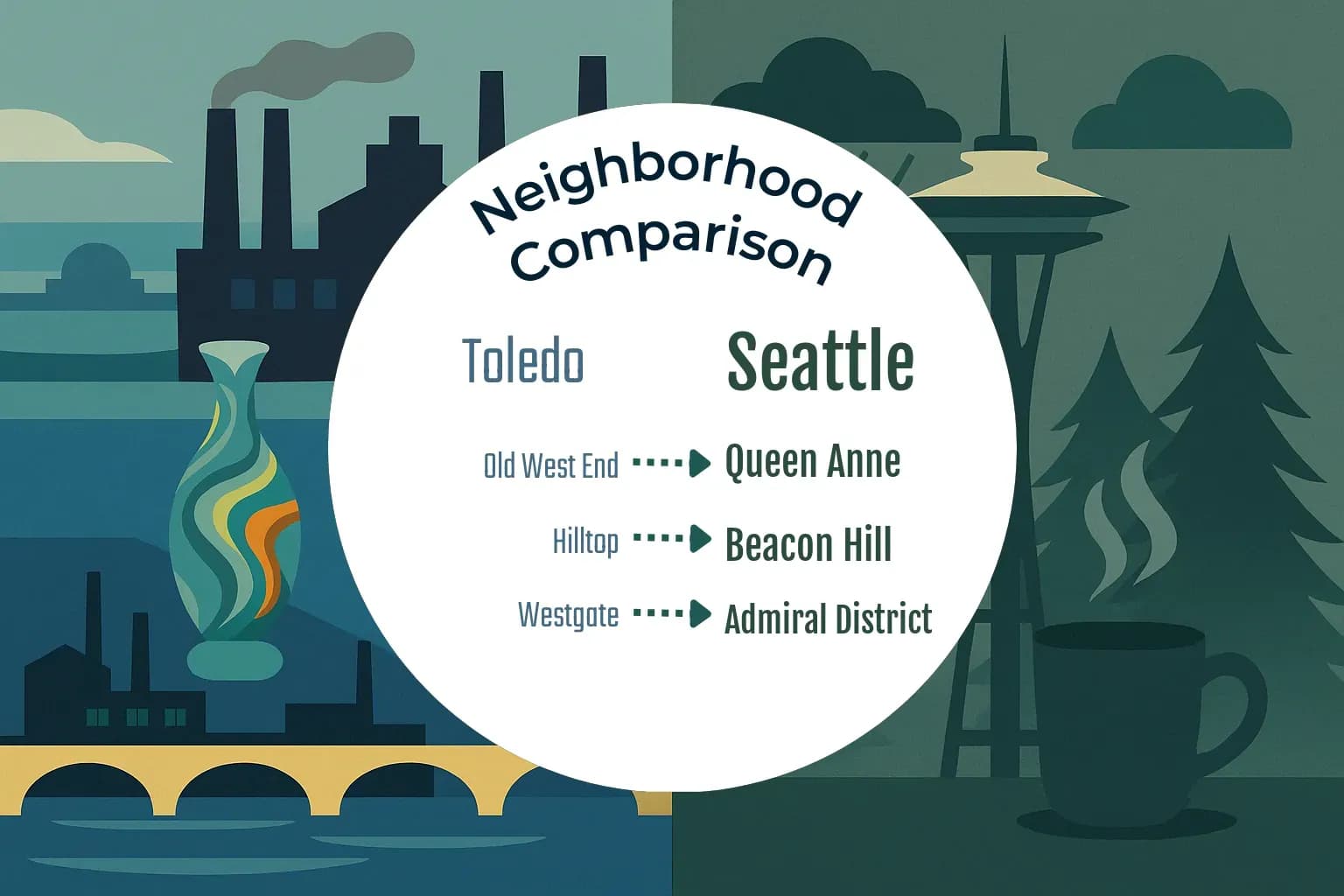 Toledo vs Seattle Neighborhood Comparison