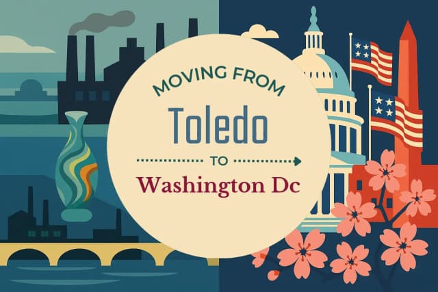Moving from Toledo to Washington DC
