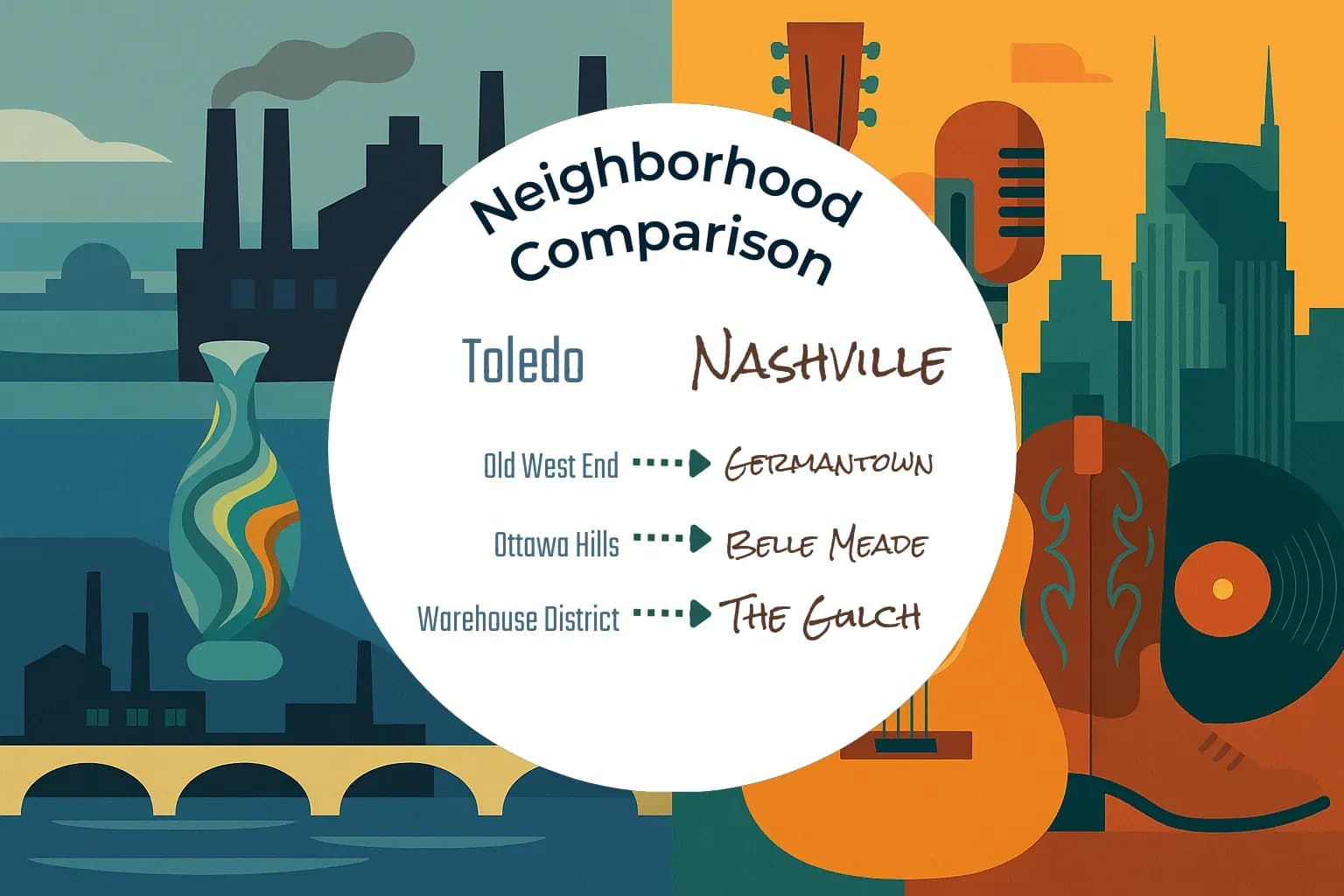 Toledo vs Nashville Neighborhood Comparison