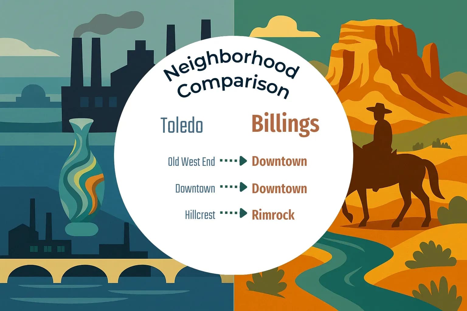Toledo vs Billings Neighborhood Comparison