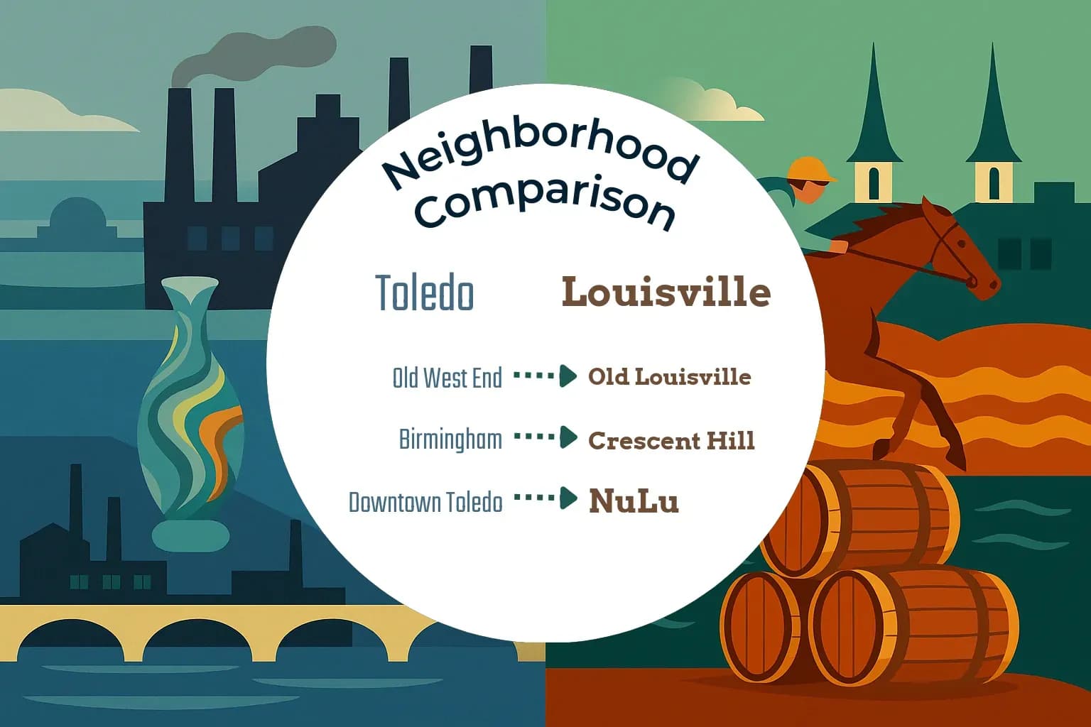 Toledo vs Louisville Neighborhood Comparison