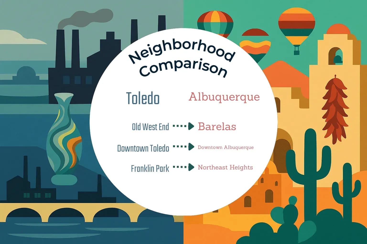 Toledo vs Albuquerque Neighborhood Comparison