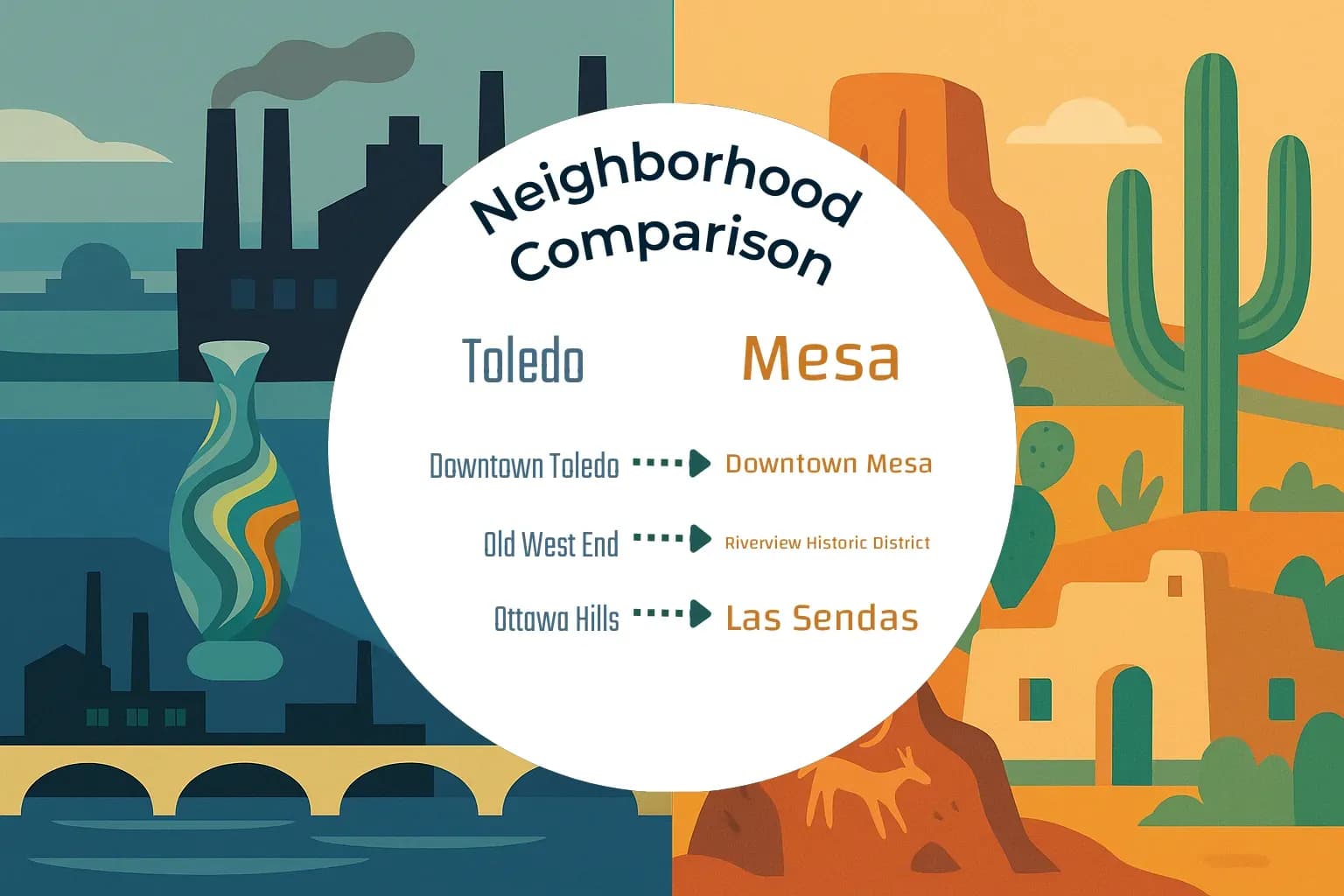 Toledo vs Mesa Neighborhood Comparison