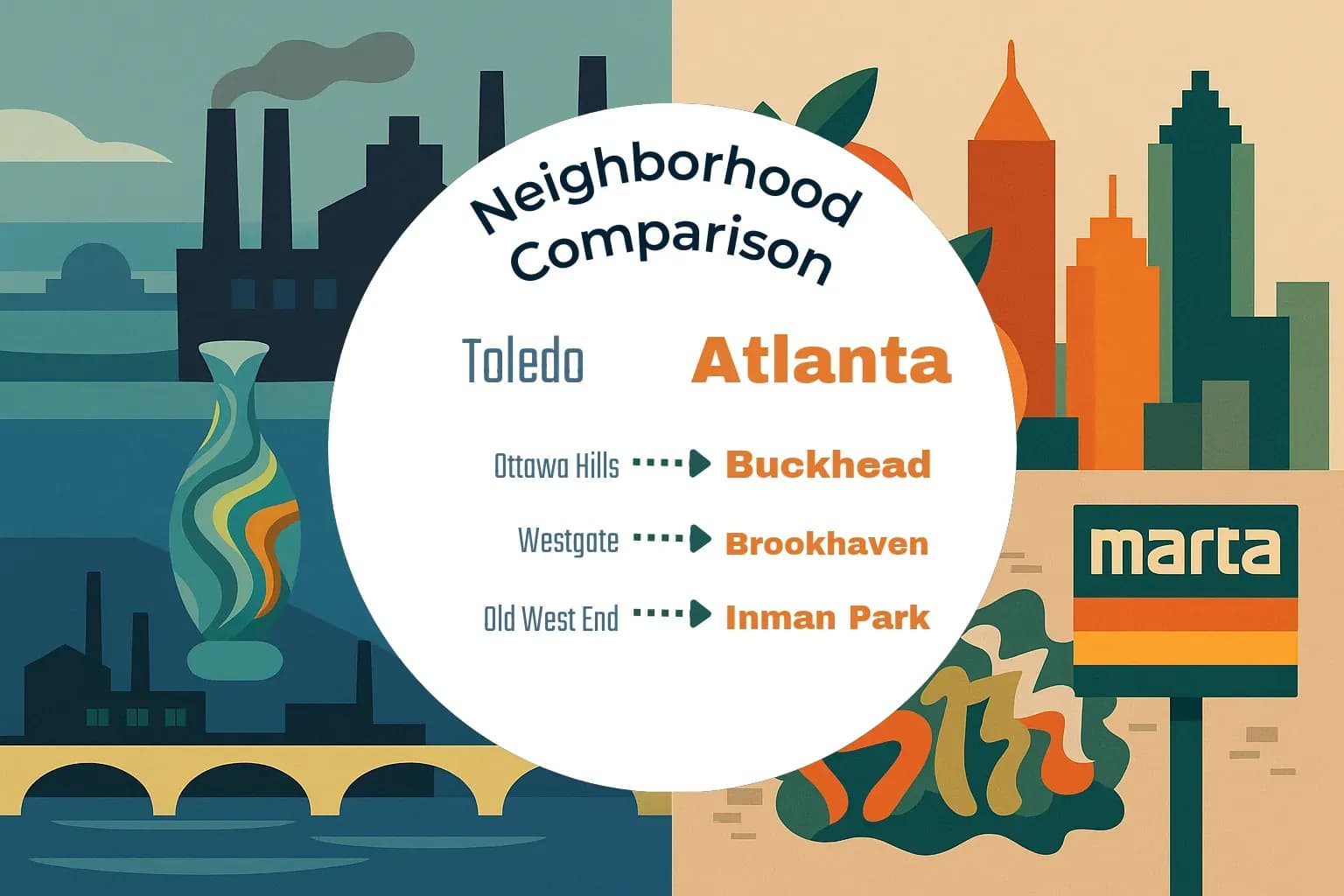 Toledo vs Atlanta Neighborhood Comparison