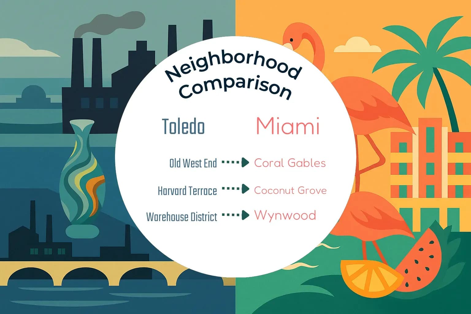 Toledo vs Miami Neighborhood Comparison