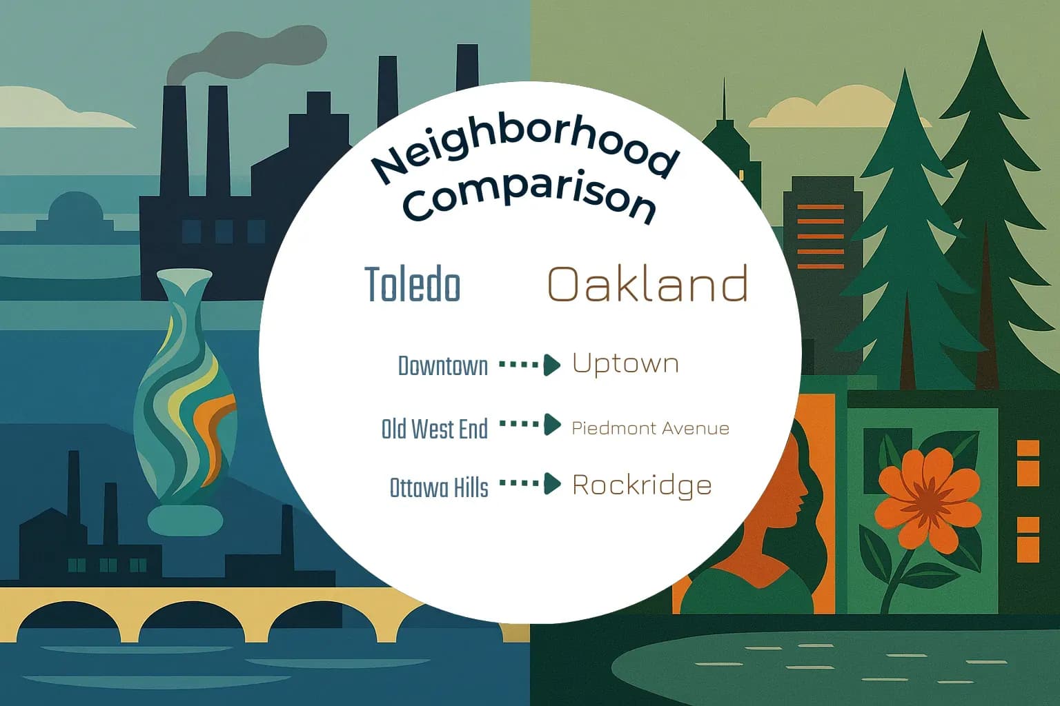 Toledo vs Oakland Neighborhood Comparison