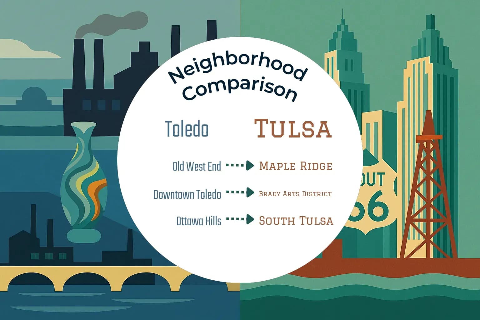 Toledo vs Tulsa Neighborhood Comparison