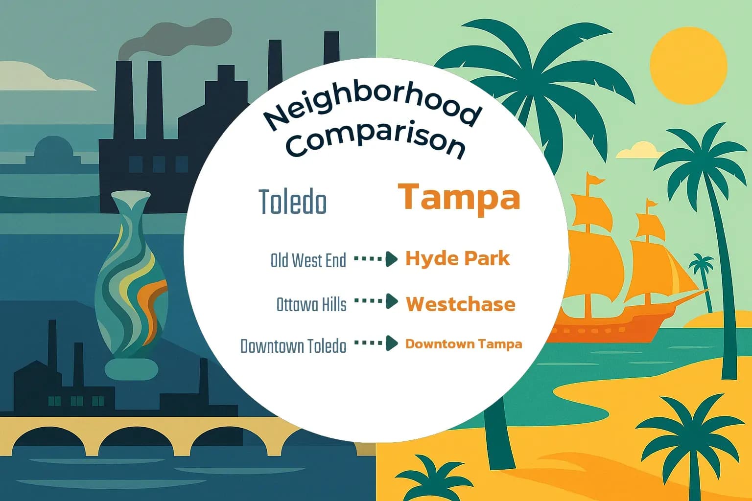 Toledo vs Tampa Neighborhood Comparison